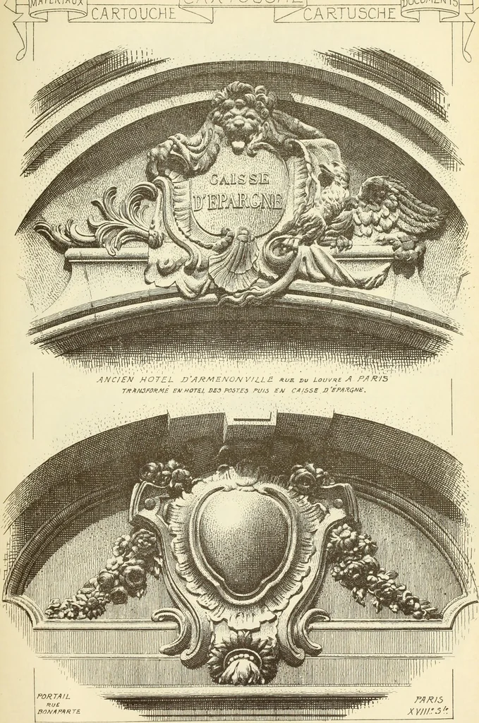 An illustration from Materials and documents of architecture and sculpture : classified alphabetically, 1915, leaf 308