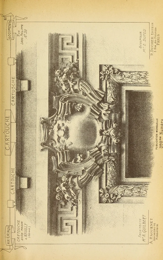 An illustration from Materials and documents of architecture and sculpture : classified alphabetically, 1915, leaf 312