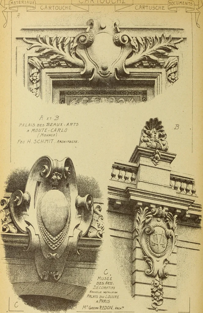 An illustration from Materials and documents of architecture and sculpture : classified alphabetically, 1915, leaf 317