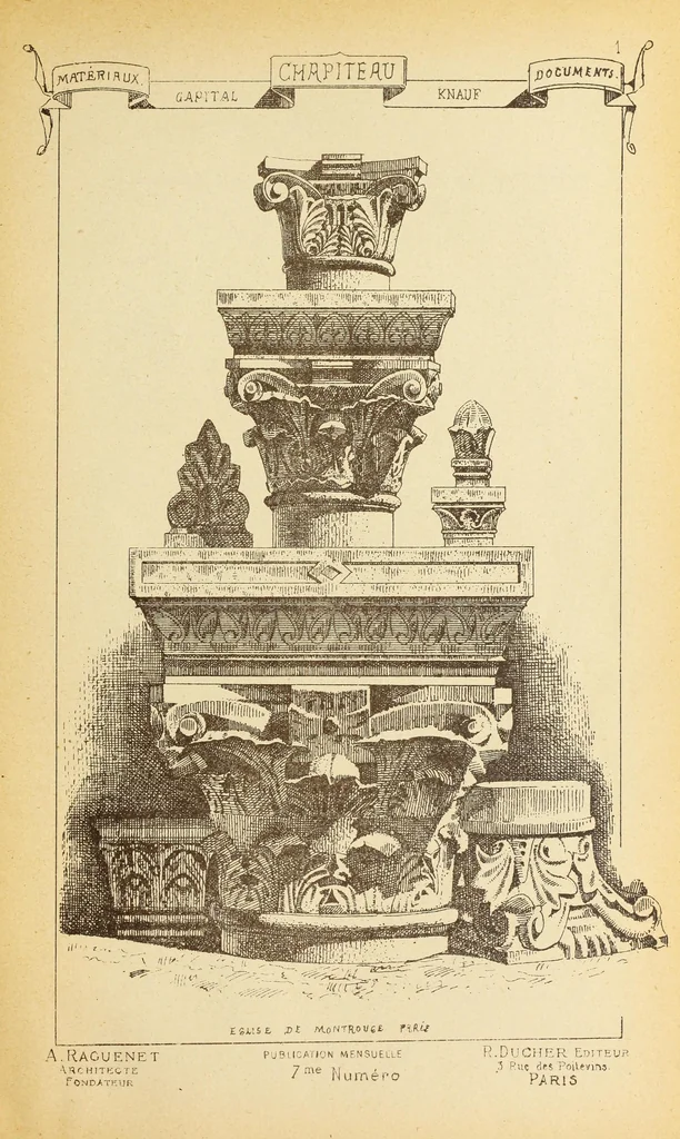 An illustration from Materials and documents of architecture and sculpture : classified alphabetically, 1915, leaf 32