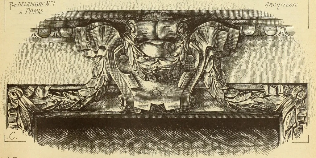 An illustration from Materials and documents of architecture and sculpture : classified alphabetically, 1915, leaf 320