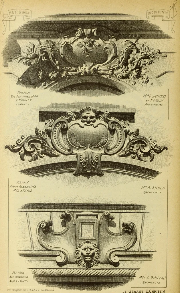 An illustration from Materials and documents of architecture and sculpture : classified alphabetically, 1915, leaf 327