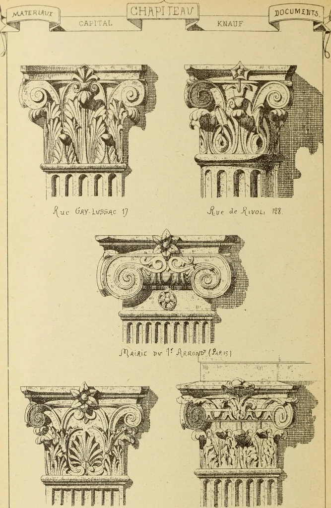 An illustration from Materials and documents of architecture and sculpture : classified alphabetically, 1915, leaf 33