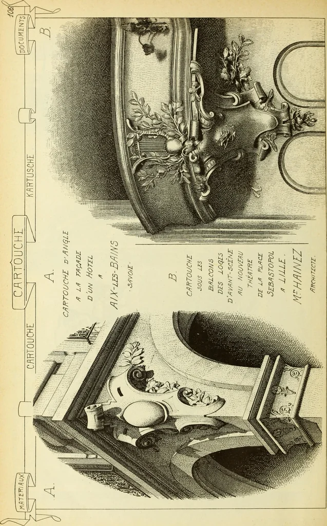 An illustration from Materials and documents of architecture and sculpture : classified alphabetically, 1915, leaf 337