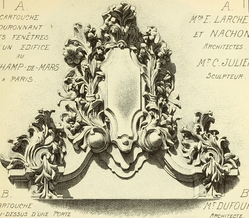 An illustration from Materials and documents of architecture and sculpture : classified alphabetically, 1915, leaf 340