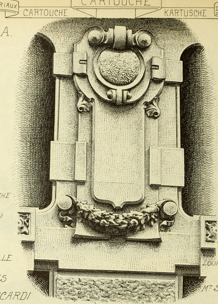 An illustration from Materials and documents of architecture and sculpture : classified alphabetically, 1915, leaf 341