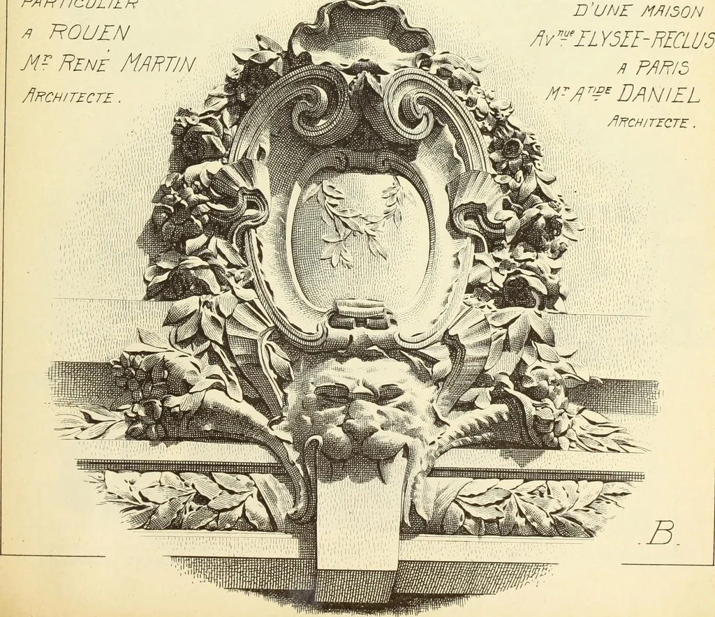 An illustration from Materials and documents of architecture and sculpture : classified alphabetically, 1915, leaf 342