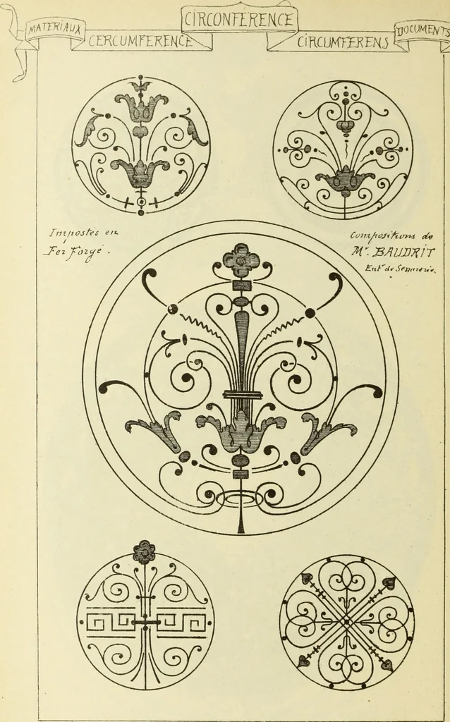An illustration from Materials and documents of architecture and sculpture : classified alphabetically, 1915, leaf 351