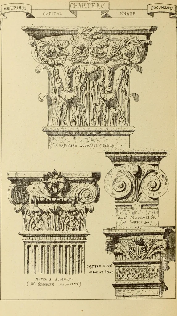 An illustration from Materials and documents of architecture and sculpture : classified alphabetically, 1915, leaf 37