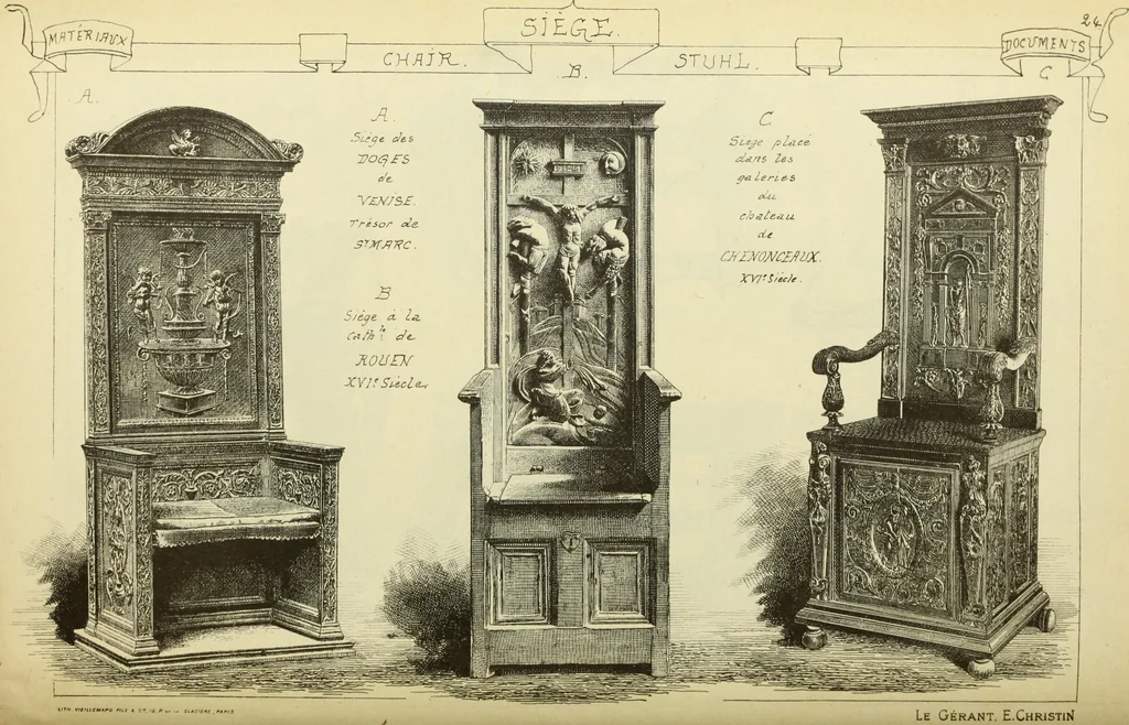 An illustration from Materials and documents of architecture and sculpture : classified alphabetically, 1915, leaf 375