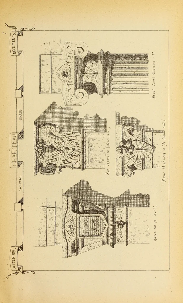 An illustration from Materials and documents of architecture and sculpture : classified alphabetically, 1915, leaf 38