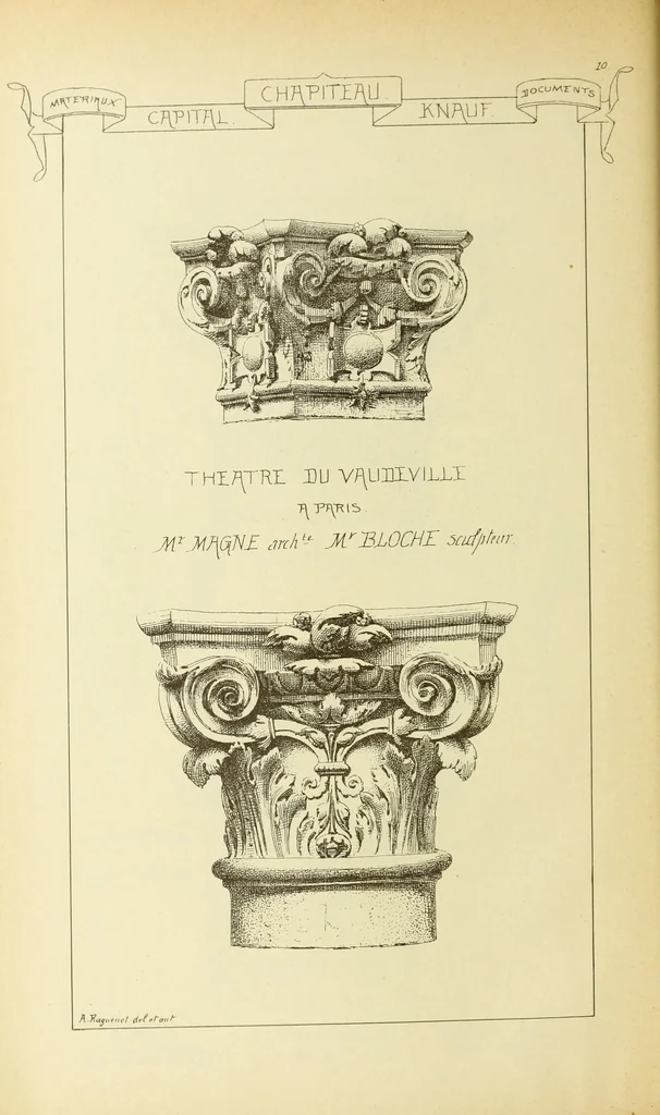 An illustration from Materials and documents of architecture and sculpture : classified alphabetically, 1915, leaf 41