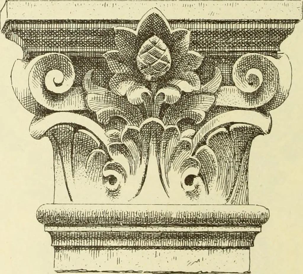 An illustration from Materials and documents of architecture and sculpture : classified alphabetically, 1915, leaf 45