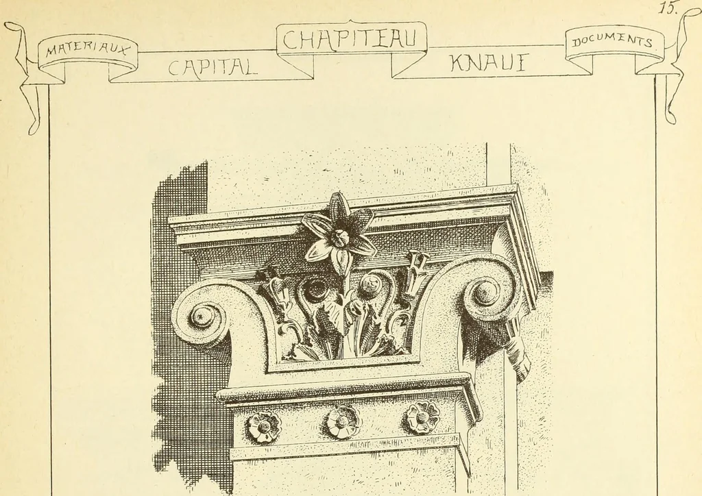 An illustration from Materials and documents of architecture and sculpture : classified alphabetically, 1915, leaf 46