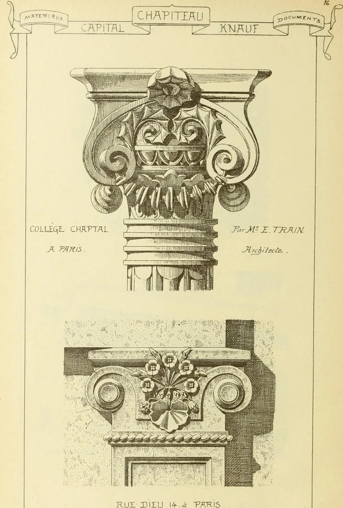 An illustration from Materials and documents of architecture and sculpture : classified alphabetically, 1915, leaf 47