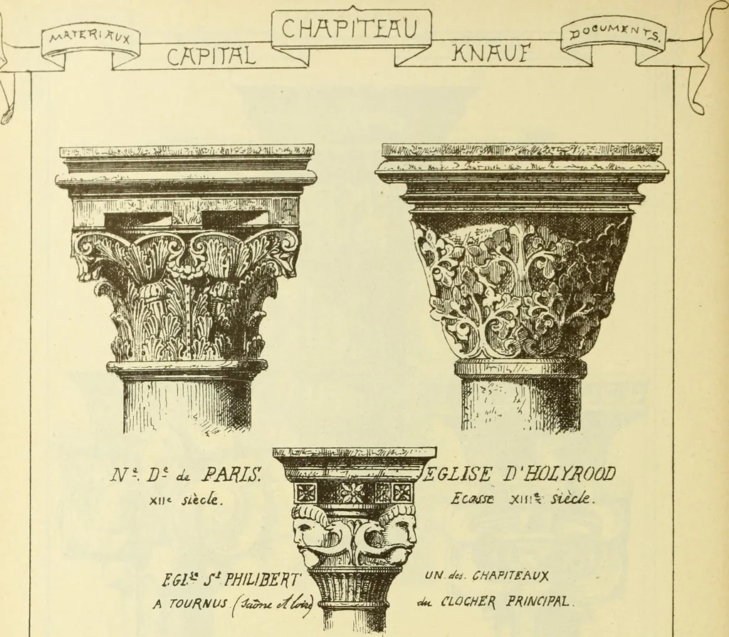 An illustration from Materials and documents of architecture and sculpture : classified alphabetically, 1915, leaf 49