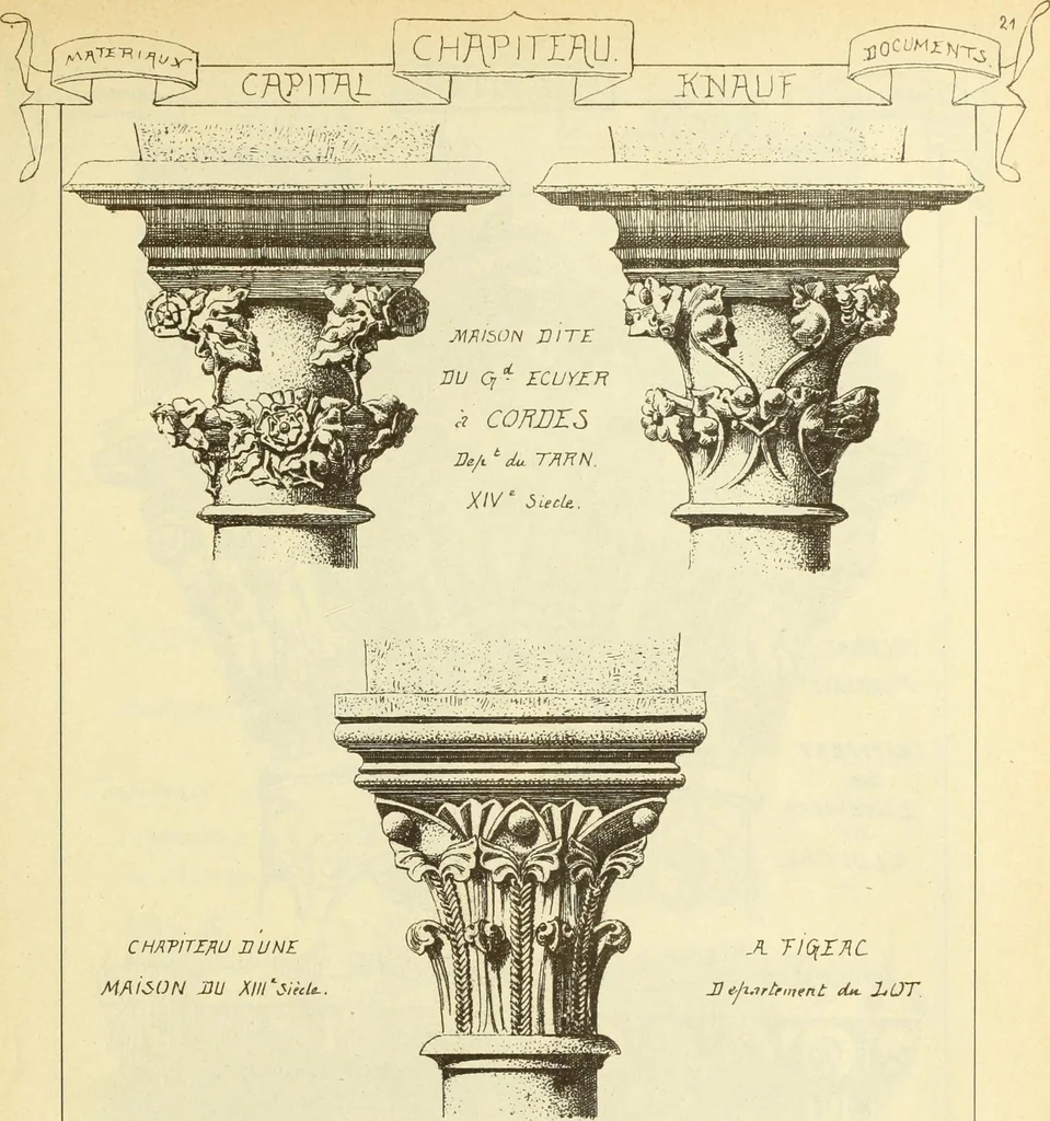 An illustration from Materials and documents of architecture and sculpture : classified alphabetically, 1915, leaf 52
