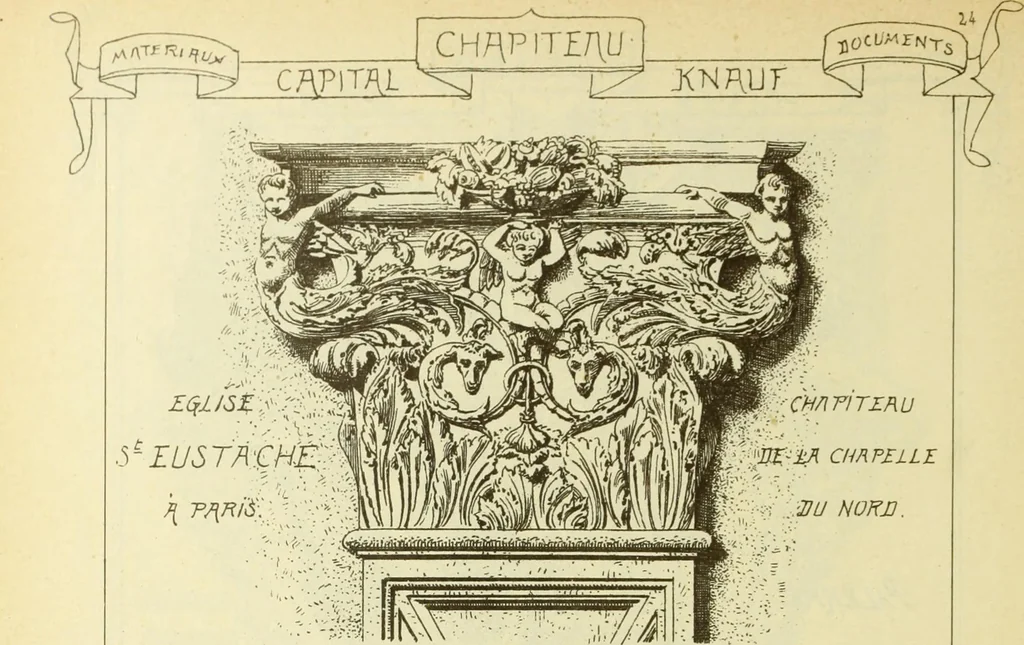An illustration from Materials and documents of architecture and sculpture : classified alphabetically, 1915, leaf 55