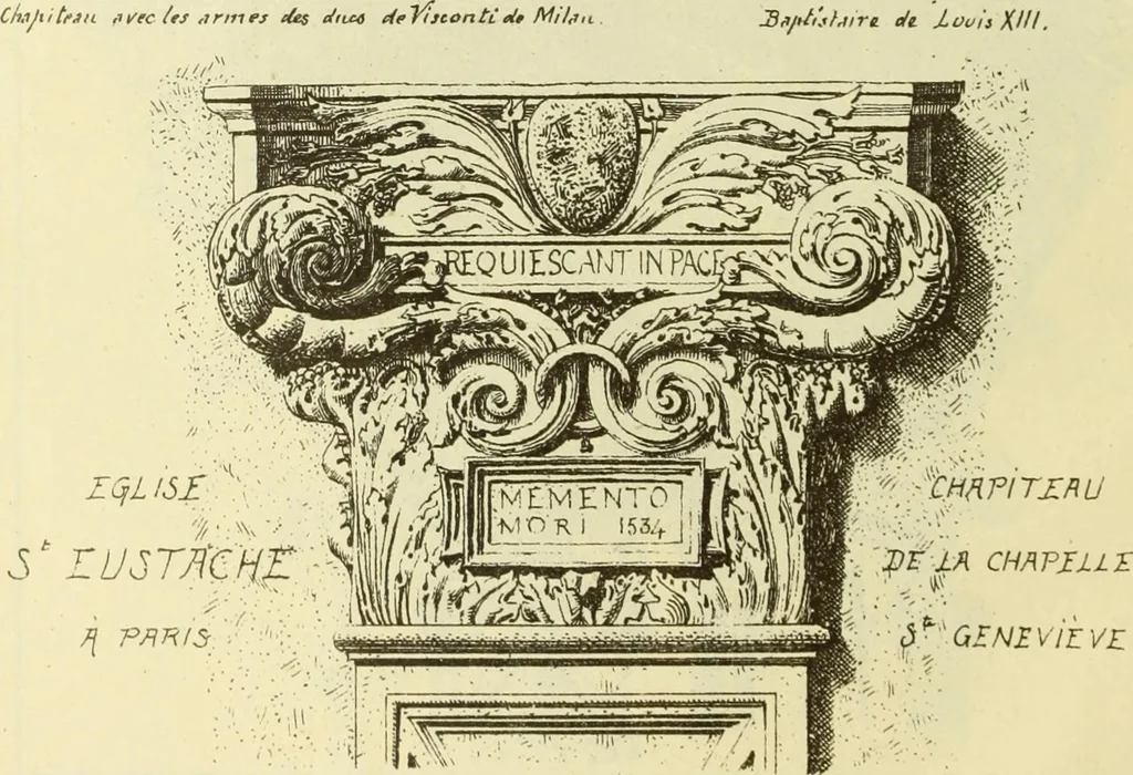 An illustration from Materials and documents of architecture and sculpture : classified alphabetically, 1915, leaf 55