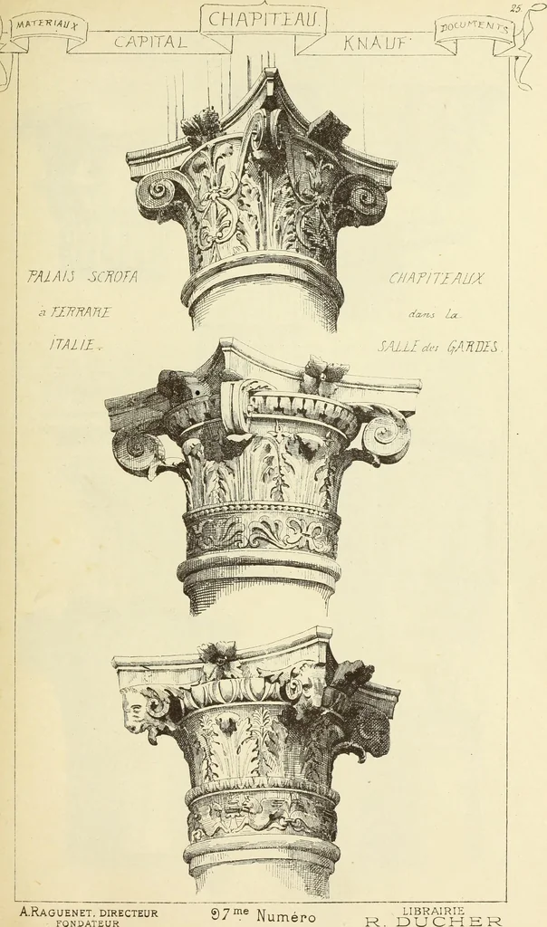 An illustration from Materials and documents of architecture and sculpture : classified alphabetically, 1915, leaf 56