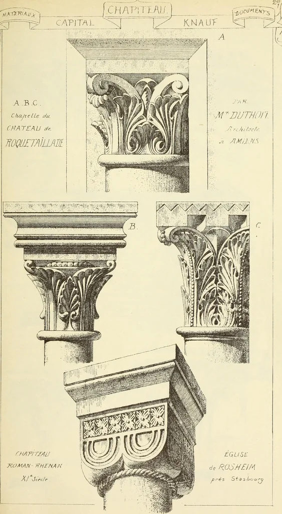 An illustration from Materials and documents of architecture and sculpture : classified alphabetically, 1915, leaf 58