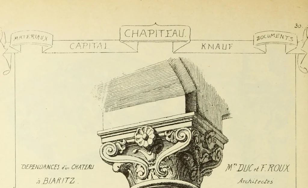 An illustration from Materials and documents of architecture and sculpture : classified alphabetically, 1915, leaf 61