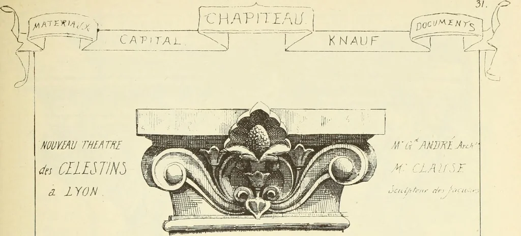 An illustration from Materials and documents of architecture and sculpture : classified alphabetically, 1915, leaf 62