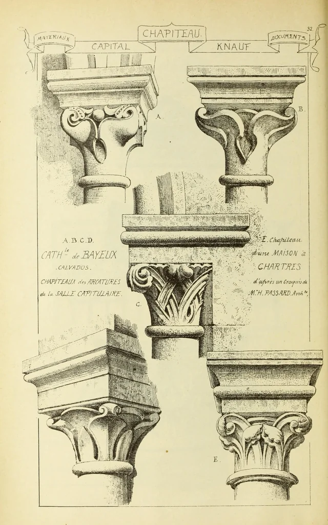 An illustration from Materials and documents of architecture and sculpture : classified alphabetically, 1915, leaf 63