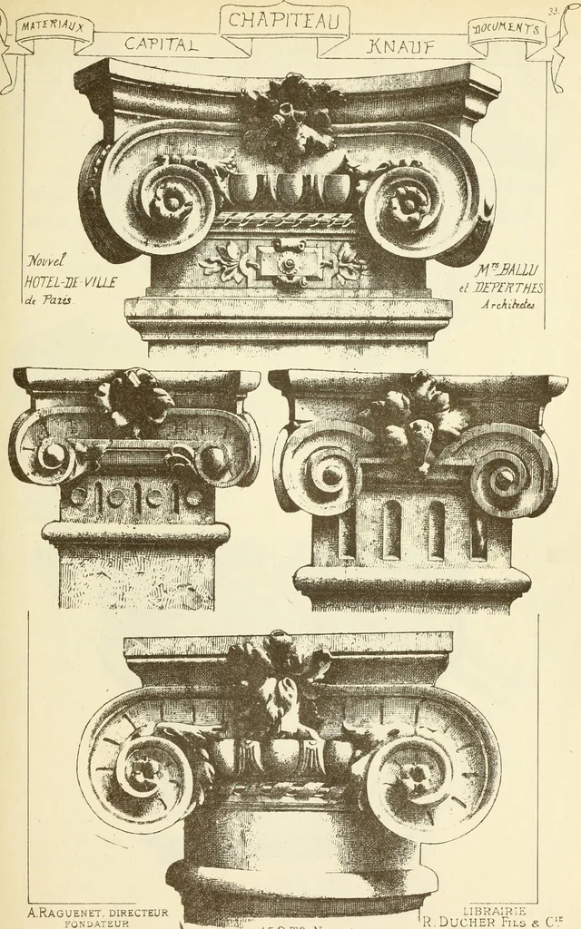 An illustration from Materials and documents of architecture and sculpture : classified alphabetically, 1915, leaf 64