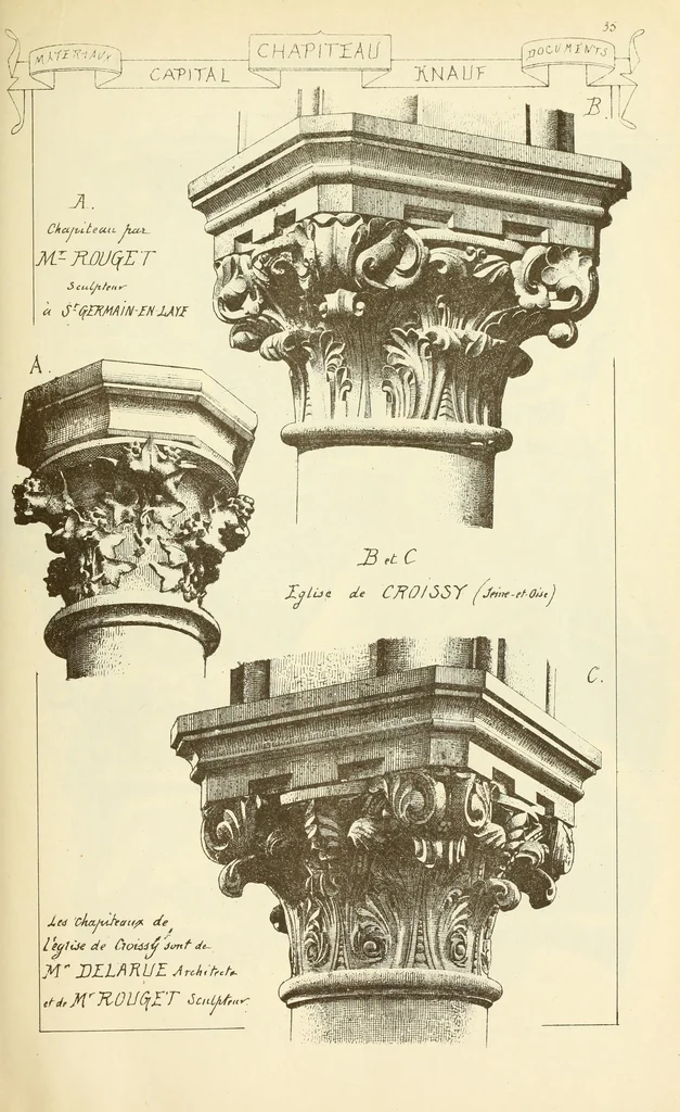 An illustration from Materials and documents of architecture and sculpture : classified alphabetically, 1915, leaf 66