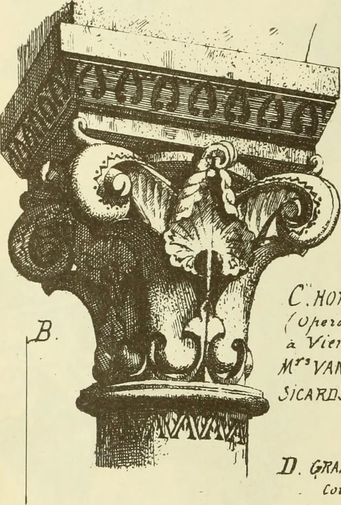 An illustration from Materials and documents of architecture and sculpture : classified alphabetically, 1915, leaf 71