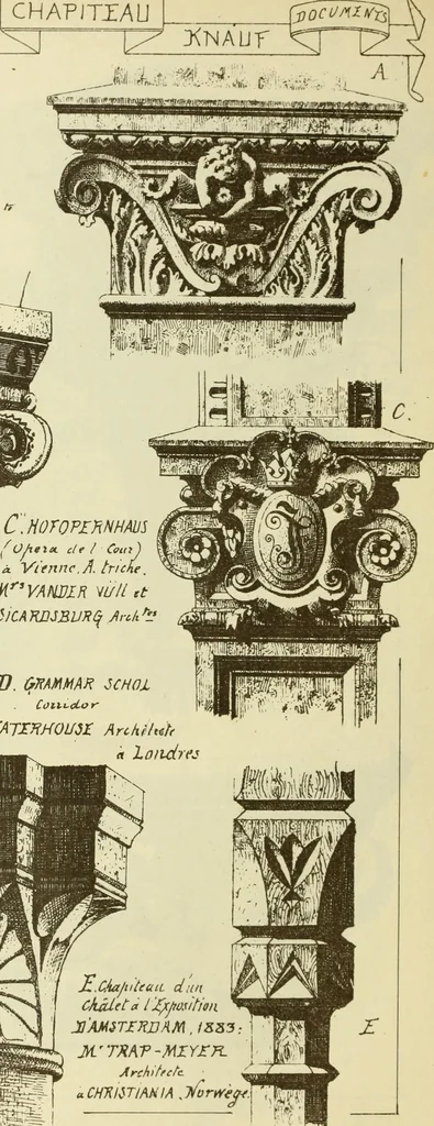 An illustration from Materials and documents of architecture and sculpture : classified alphabetically, 1915, leaf 71