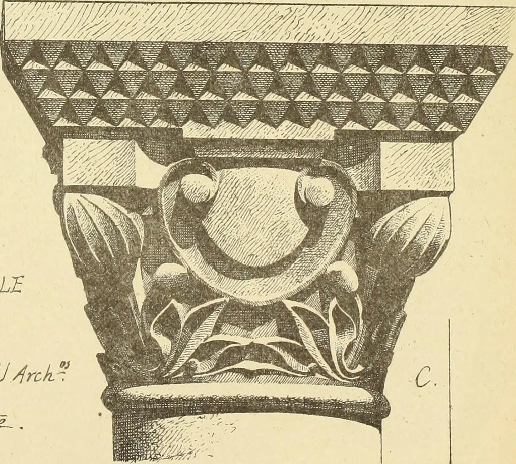 An illustration from Materials and documents of architecture and sculpture : classified alphabetically, 1915, leaf 74