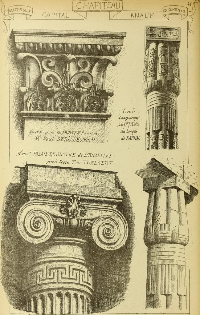 An illustration from Materials and documents of architecture and sculpture : classified alphabetically, 1915, leaf 77