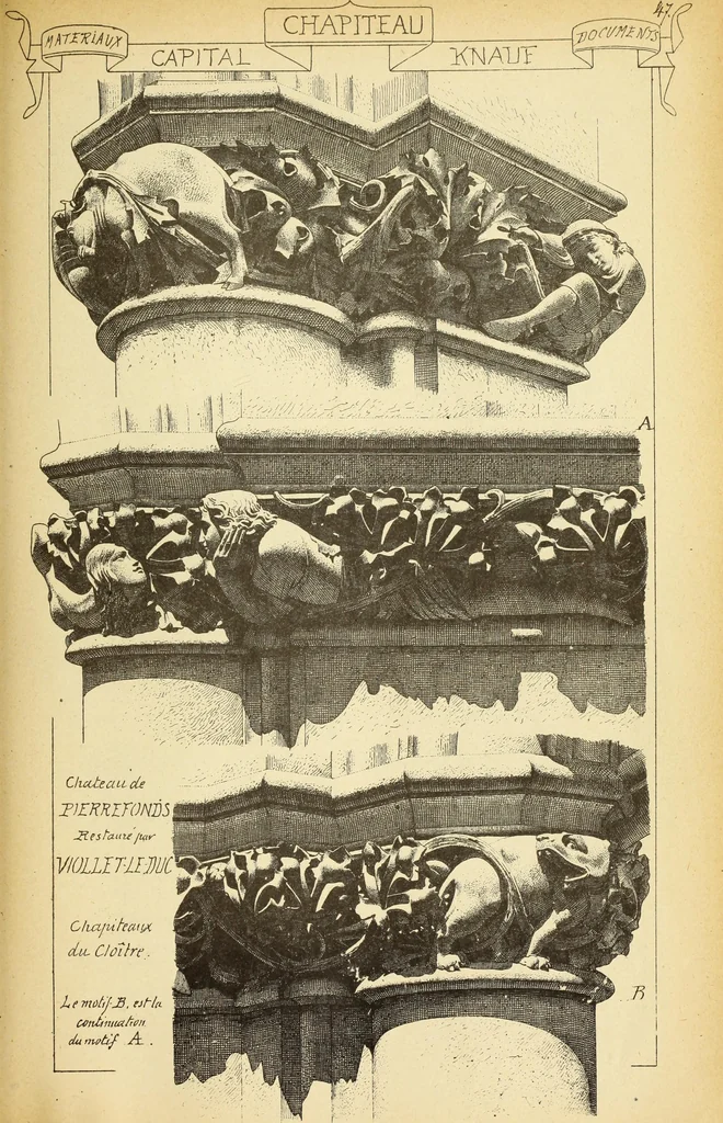 An illustration from Materials and documents of architecture and sculpture : classified alphabetically, 1915, leaf 78