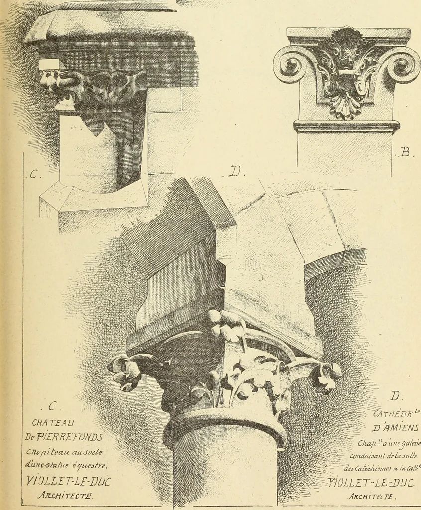 An illustration from Materials and documents of architecture and sculpture : classified alphabetically, 1915, leaf 80
