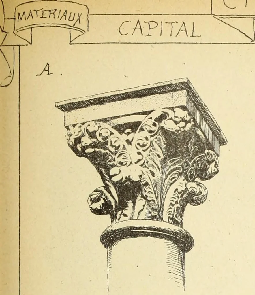 An illustration from Materials and documents of architecture and sculpture : classified alphabetically, 1915, leaf 86