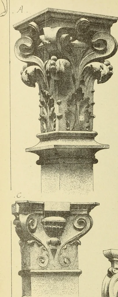 An illustration from Materials and documents of architecture and sculpture : classified alphabetically, 1915, leaf 87