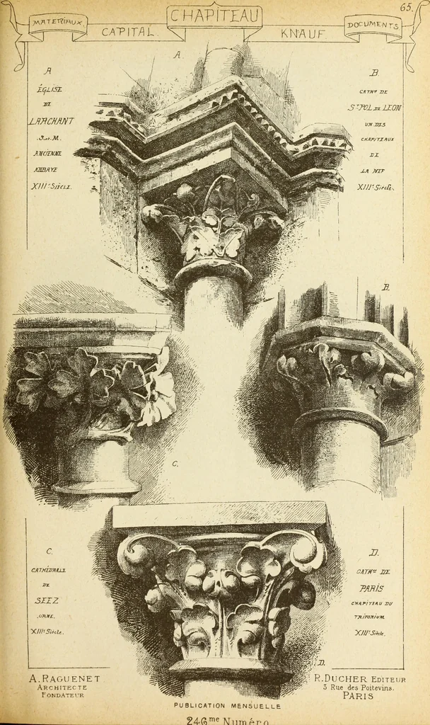 An illustration from Materials and documents of architecture and sculpture : classified alphabetically, 1915, leaf 96