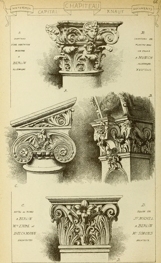 An illustration from Materials and documents of architecture and sculpture : classified alphabetically, 1915, leaf 97