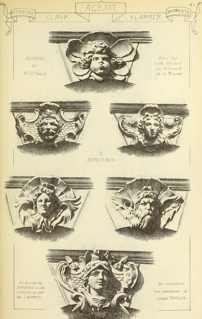 An illustration from Materials and documents of architecture and sculpture : classified alphabetically, 1915, leaf 100