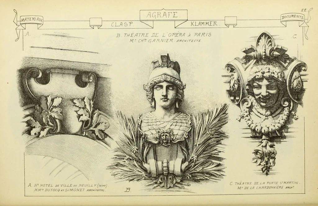 An illustration from Materials and documents of architecture and sculpture : classified alphabetically, 1915, leaf 101