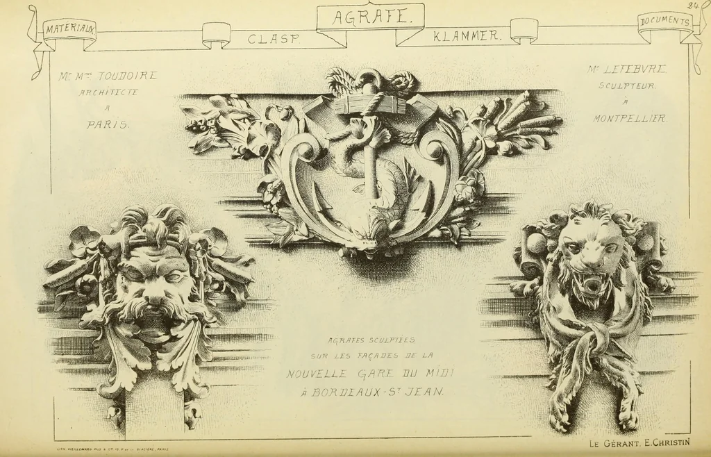 An illustration from Materials and documents of architecture and sculpture : classified alphabetically, 1915, leaf 103