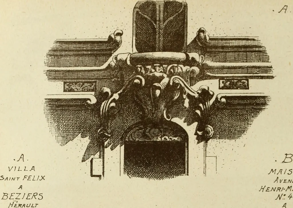 An illustration from Materials and documents of architecture and sculpture : classified alphabetically, 1915, leaf 105