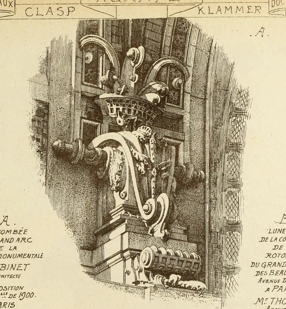 An illustration from Materials and documents of architecture and sculpture : classified alphabetically, 1915, leaf 106