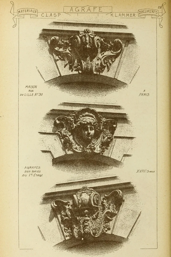 An illustration from Materials and documents of architecture and sculpture : classified alphabetically, 1915, leaf 107