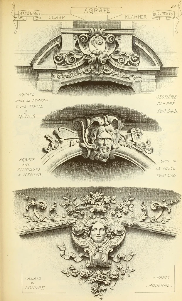 An illustration from Materials and documents of architecture and sculpture : classified alphabetically, 1915, leaf 114