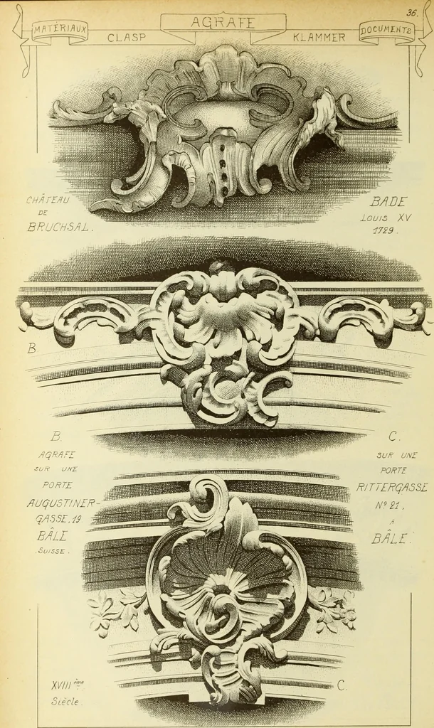 An illustration from Materials and documents of architecture and sculpture : classified alphabetically, 1915, leaf 115