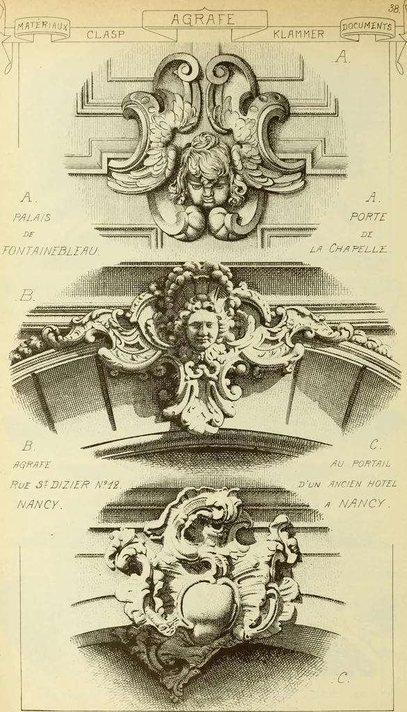 An illustration from Materials and documents of architecture and sculpture : classified alphabetically, 1915, leaf 117