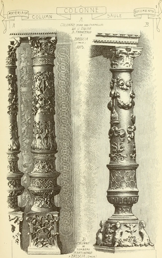 An illustration from Materials and documents of architecture and sculpture : classified alphabetically, 1915, leaf 184